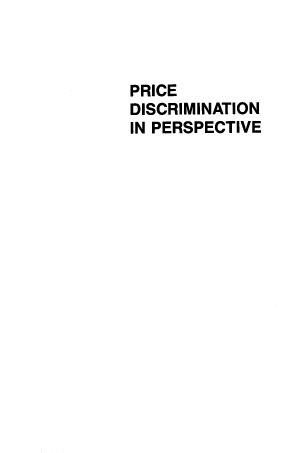 handle is hein.ali/pdscp0001 and id is 1 raw text is: 



PRICE
DISCRIMINATION
IN PERSPECTIVE


