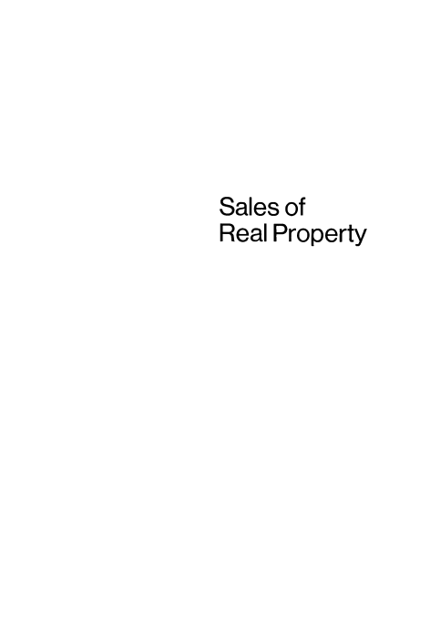 handle is hein.ali/slsorlpy0001 and id is 1 raw text is: Sales of
Real Property


