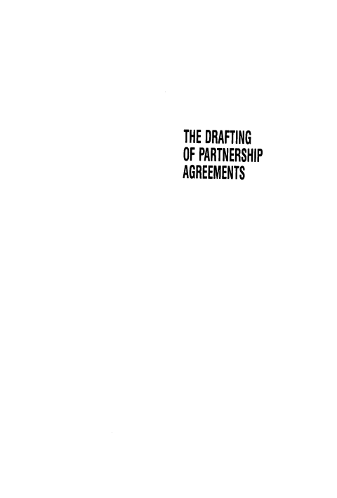handle is hein.aliabapub/drftptagr0001 and id is 1 raw text is: THE DRAFTING
OF PARTNERSHIP
AGREEMENTS


