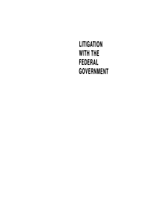 handle is hein.aliabapub/lnwhteflgt0001 and id is 1 raw text is: LITIGATION
WITH THE
FEDERAL
GOVERNMENT


