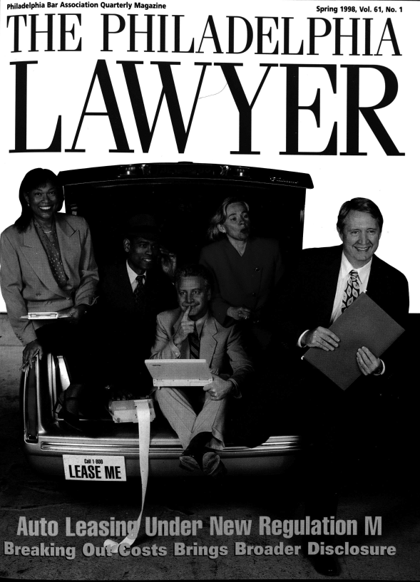 handle is hein.barjournals/phillaw0061 and id is 1 raw text is: Philadelphia Bar Association Quarterly Magazine                Spring 1998, Vol. 61, No. 1
THE PHILADELPHIA


