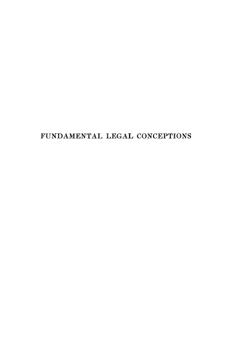 handle is hein.beal/funlegco0001 and id is 1 raw text is: FUNDAMENTAL LEGAL CONCEPTIONS



