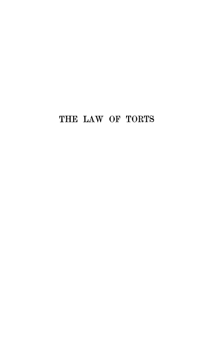 handle is hein.beal/lwtrts0001 and id is 1 raw text is: THE LAW OF TORTS


