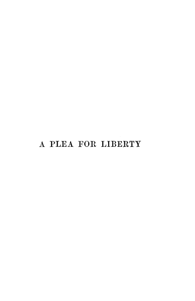 handle is hein.beal/plealib0001 and id is 1 raw text is: 














A PLEA FOR LIBERTY


