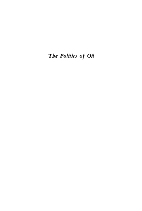 handle is hein.beal/pospp0001 and id is 1 raw text is: 







The  Politics of Oil


