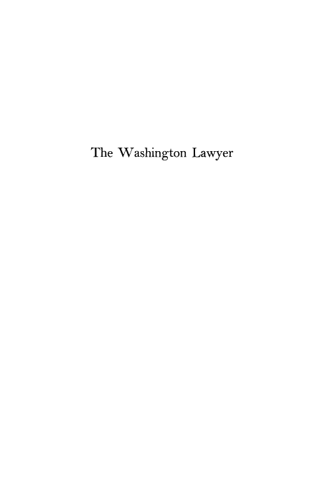 handle is hein.beal/walysde0001 and id is 1 raw text is: The Washington Lawyer


