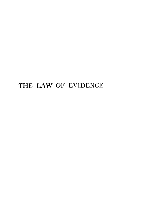 handle is hein.beal/zals0001 and id is 1 raw text is: THE LAW OF EVIDENCE



