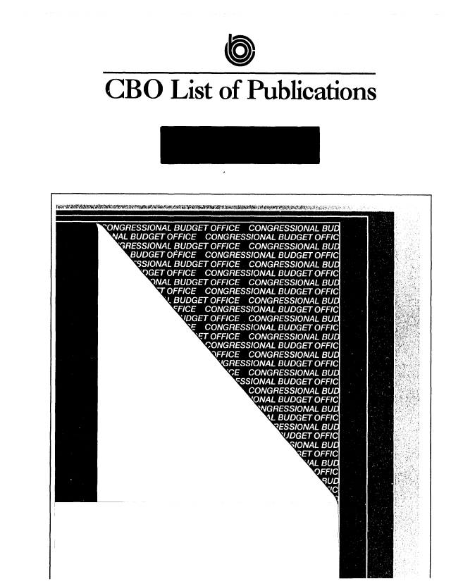 handle is hein.congrec/cbo0623 and id is 1 raw text is: 

           0
CBO List of Publications


IP       0
    9 0,40
        A :


