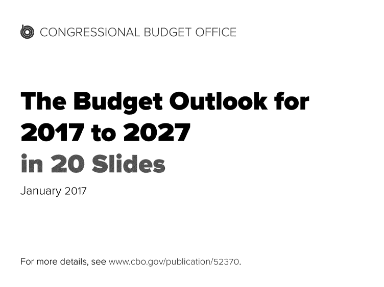 handle is hein.congrec/cbo3313 and id is 1 raw text is: O CONGPESSIONAL BUDGET OFFICE


The Budget Outlook for
2017 to 2027

January 2017


For more details, see wwcbogovpublcaton/52370.


