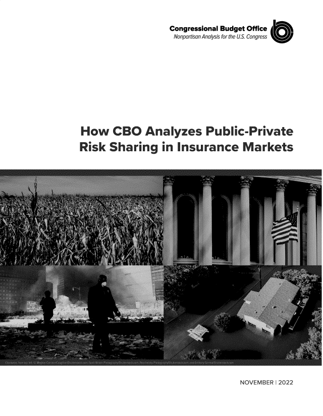 handle is hein.congrec/hwcoaspc0001 and id is 1 raw text is: Congressional Budget Office
Nonpartisan Analysis for the U.S. Congress  UI
How CBO Analyzes Public-Private
Risk Sharing in Insurance Markets

NOVEMBER I 2022


