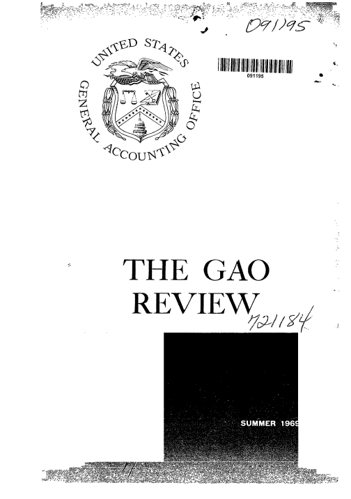 handle is hein.gao/gaobacuel0001 and id is 1 raw text is: 
-V'D S7,4~




le0z
Ic


THE   GAO

REVIEW


091195


K

  WI


At


