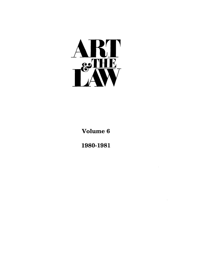 handle is hein.journals/cjla6 and id is 1 raw text is: AlIT
,AllM

Volume 6
1980-1981


