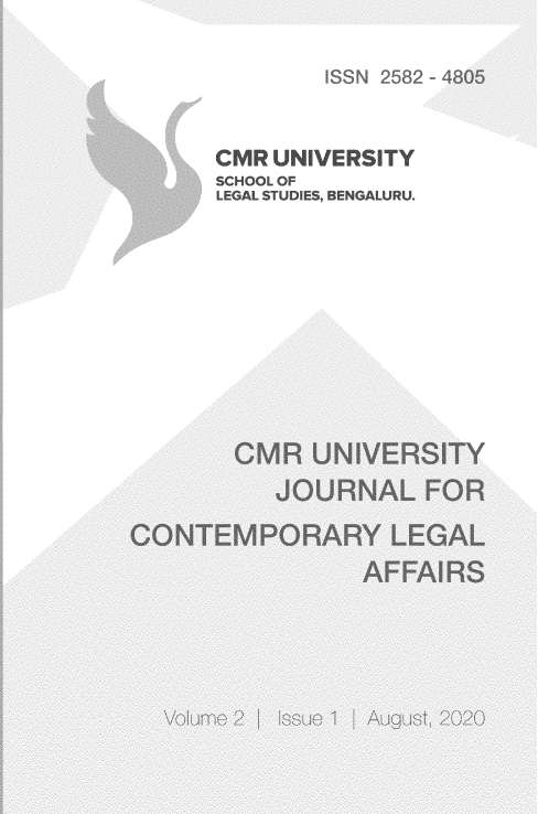 handle is hein.journals/cmrusyj2 and id is 1 raw text is: 


25~


CMR  UNIVERSITY
SCHOOL OF
LEGAL STUDIES, BENGALURU.


