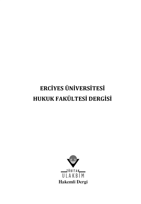 handle is hein.journals/ecysuihk16 and id is 1 raw text is: 












  ERCIYES UNIVERSITESI
HUKUK  FAKUL TESI DERGISI











         ULAKBIM
         Hlakeinli Dergi



