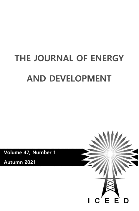 handle is hein.journals/jeldv47 and id is 1 raw text is: THE JOURNAL OF ENERGY
me 47 Number 1
imn 2021
SC E E D


