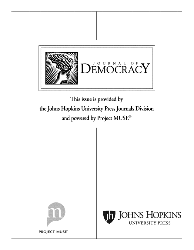 handle is hein.journals/jnlodmcy23 and id is 1 raw text is: 












           This issue is provided by
the Johns Hopkins University Press Journals Division
        and powered by Project MUSE®













                            JOHNS HOPKINS
                                UNIVERSITY PRESS


PROJECT MUSE


D  lK   f&6k  1kcY7


