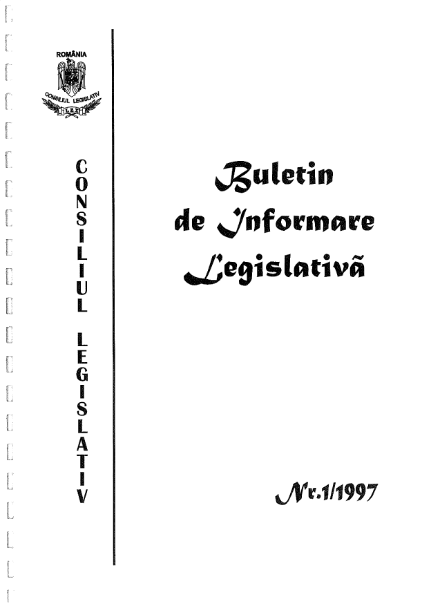 handle is hein.journals/lgveifn1997 and id is 1 raw text is: CN
0
N
s
I
L
I
L
I
A
E
0
I

Oguletin
ide 0n formare
jeisIntivi
,jr41/'997



