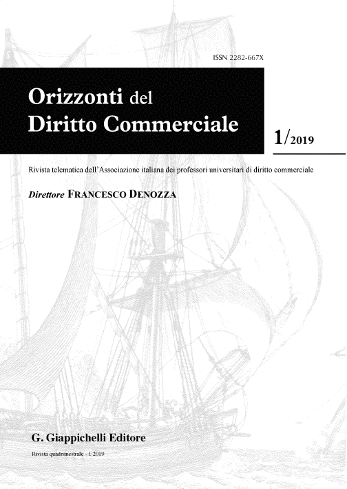 handle is hein.journals/oidldoco2019 and id is 1 raw text is: 








      1/2019

diritto commerciale


