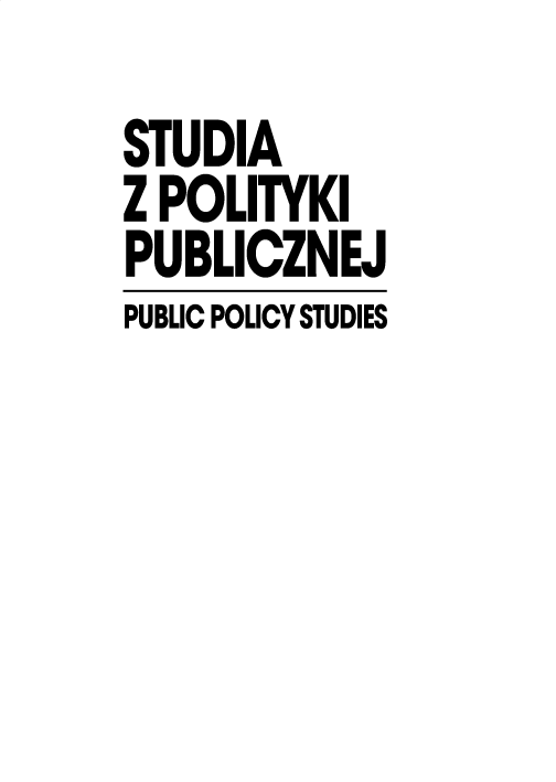 handle is hein.journals/pbcpcyss5 and id is 1 raw text is: 
STUDIA
Z POLITYKI
PUBLICZNEJ
PUBLIC POLICY STUDIES


