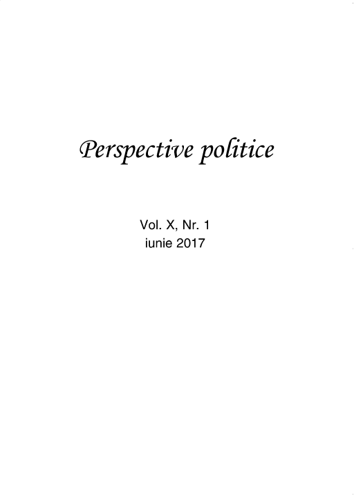 handle is hein.journals/pspvepc10 and id is 1 raw text is: 









Perspective  poitice




       Vol. X, Nr. 1
       iunie 2017


