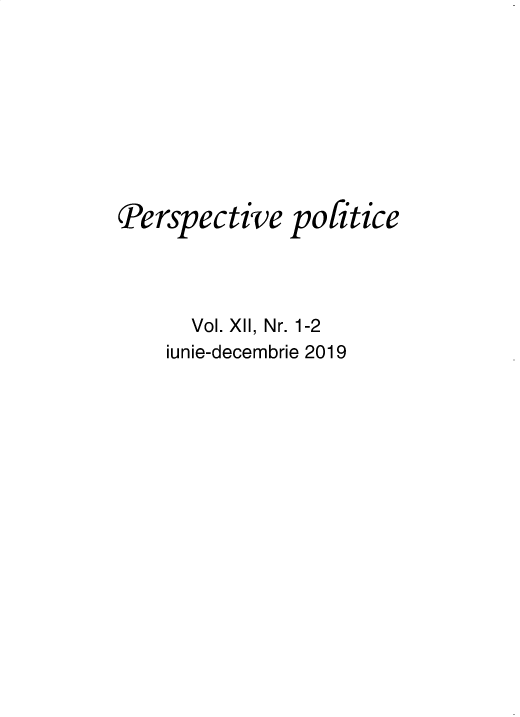 handle is hein.journals/pspvepc12 and id is 1 raw text is: 





Perspective


poitice


  Vol. XII, Nr. 1-2
iunie-decembrie 2019


