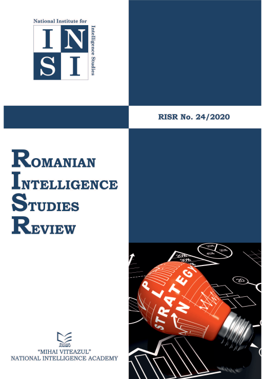handle is hein.journals/rnigcessr24 and id is 1 raw text is: 

National Institute for


nI


RISR No. 24/2020


RoMANIAN


INTELLIGENCE


STUDIES


REVIEW














         AN IMV V
     MIHAI VITEAZUL
NATIONAL INTELLIGENCE ACADEMY


