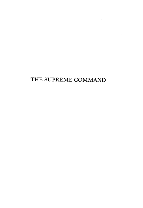 handle is hein.milandgov/spmecmd0001 and id is 1 raw text is: THE SUPREME COMMAND


