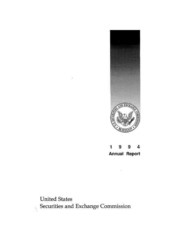 handle is hein.tera/secanrep0060 and id is 1 raw text is: 1  9   9  4
Annual Report
United States
Securities and Exchange Commission


