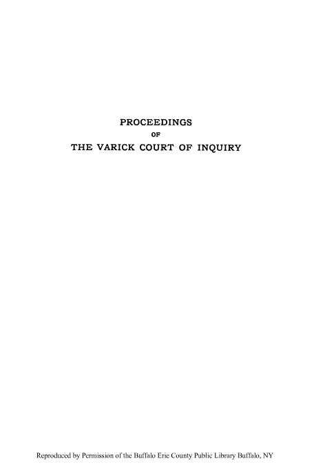 handle is hein.trials/varick0001 and id is 1 raw text is: PROCEEDINGS
OF
THE VARICK COURT OF INQUIRY

Reproduced by Permission of the Buffalo Erie County Public Library Buffalo, NY


