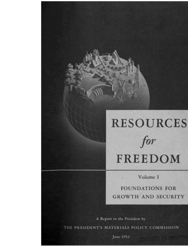 handle is hein.usccsset/usconset38799 and id is 1 raw text is: 5 RESOURCES
for
FREEDOM
Volume I
FOUNDATIONS FOR

GROWTH AND SECURITY


