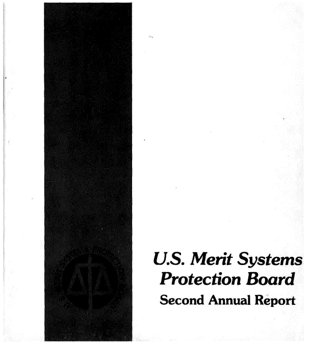handle is hein.usfed/usmrtsy1980 and id is 1 raw text is: 











U.S. Merit Systems
Protection Board
Second Annual Report


