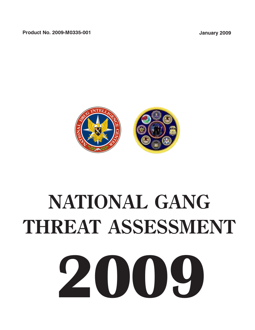 handle is hein.agopinions/natggr2009 and id is 1 raw text is: Product No. 2009-M0335-001

NATIONAL GANG
THREAT ASSESSMENT

I

January 2009


