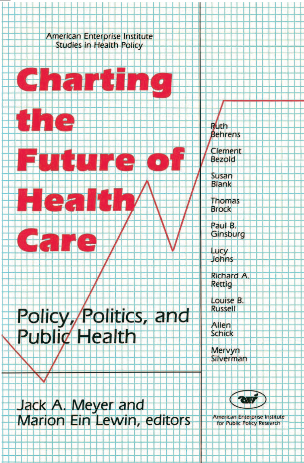 handle is hein.amenin/aeiaafl0001 and id is 1 raw text is: 










Charting the Future of Health Care

            Policy, Politics, and Public  Health
            JACK A. MEYER AND  MARION   EIN LEWIN

  Change  has been occurring in the health care sector at a far
  more  dizzying pace than analysts foresaw a few years ago.
  The  authors of this timely volume examine some of the
  most  important trends and suggest where the forces be-
  hind them may  be taking us.
      Part one considers how federal and state budgetary
  pressures affect payment for health care services. Allen
  Schick describes the stringent federal budgetary environ-
  ment,  then Paul Ginsburg weighs the options in paying
  physicians under Medicare, and Lucy Johns describes Cal-
  ifornia's policy of selective hospital contracting.
      In part two, Clement Bezold suggests the implications
  of current and possible future trends for providers of
  health care. Richard Rettig addresses critical issues in the
  development  and diffusion of new medical technologies.
      In part three, which focuses on individual health,
  Louise Russell explains problems in determining the cost
  effectiveness of preventive measures, while Ruth Behrens
  discusses the growing corporate practice of promoting
  health in the workplace through wellness programs. Mer-
  vyn  Silverman examines the newest threat to our public
  health-AIDS.   Finally, Susan Blank and Thomas  Brock
  consider the social benefits of providing the working poor
  with health coverage.


         American Enterprise Institute for Public Policy Research
         1150 Seventeenth Street, N.W., Washington, D.C. 20036


ISBN 0-8447-3612-0 (casebound edition)
ISBN 0-8447-3611-2 (paperback edition)


US $12.00


m
9'
c






m
zu


m




-I


         Am~ericanErr iseIntue














                                     iijt
            ~N   o~it                               Ttiorea$






                                                   JThma




                                                   Rihard   A.
                                                   Rettig
                                                     Luise B

     Polcy./ olitics, ad                            Rse

                                                    Schick~
                         ~IeatthMevn
                                                    Silvr  a





Jack A. Me1yer anid
                                                      A merian  nt


ISBN-13: 978-0-8447-3611-2
ISBN-10: 0-8447-3611-2
               51200



9 780844 736112 11


V:Fr )
terprise Insmute
lolicy Research


