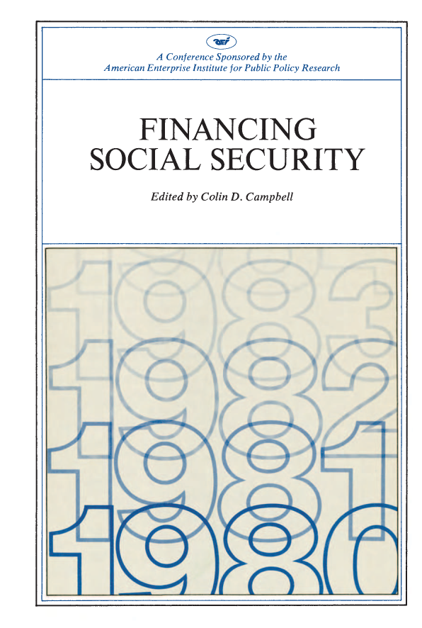 handle is hein.amenin/aeiaaiq0001 and id is 1 raw text is: 





Financing Social Security, edited by Colin D. Campbell, contains papers
and comments  by leading authorities on the rising cost of the social
security program.
    In Part One, William C. Hsiao explains how the future cost of the
system could be held at current levels by indexing the benefit formula
to prices rather than to wages. Lawrence H. Thompson presents the
arguments for wage indexing the benefit formula, the technique adopted
in the 1977 amendments to the Social Security Act. John L. Palmer,
Dean R. Leimer, Michael R. Darby, and Robert J. Myers comment on
the two papers.
     In Part Two, Martin S. Feldstein and Anthony Pellechio contrast
the different ways in which price indexing and wage indexing affect
calculations of social security wealth. Robert S. Kaplan describes the
effect of the alternative indexing methods on the rate of return received
by social security retirees. Robert J. Barro, Barry R. Chiswick, and
Rudolph G. Penner provide the commentaries.
     In Part Three, June A. O'Neill examines the causes of the expected
rise in the cost of the social security system and evaluates alternative
solutions. Edgar K. Browning analyzes the indexing alternatives and
other social security reforms in the context of public choice theory.
James M. Buchanan, J. W. Van Gorkom, Alan N. Freiden, and Michael
K. Taussig are the commentators.
    Part Four includes papers by Alicia H. Munnell and Dennis E.
Logue, who  conclude that the recent expansion in social security will
reduce the demand for private pensions. Comments on these papers are
made by Edwin F. Boynton, Norman B. Ture, and Thomas C. Edwards.
    Part Five consists of a Round Table, The Future of the Social
Security System. The participants are James B. Cardwell, Barber B.
Conable, Jr., Al Ullman, and W. Allen Wallis, and the moderator is
John Charles Daly.


$6.75
Also available in cloth, $13.75


~T1



z



0


0











H




-4.'.4




-4-


cm


   -   American Enterprise Institute for Public Policy Research
1W     1150 Seventeenth Street, N.W., Washington, D.C. 20036


ISBN  978-0-8447-2139-2



  I1 ill1    H  I11
9 780844   '721392


           A Conference Sponsored by the
American Enterprise Institute for Public Policy Research


          FINANCING


SOCIAL SECURITY


            Edited  by Colin D. Campbell


o


