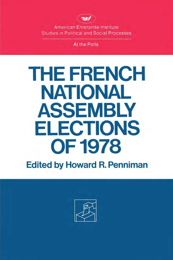 handle is hein.amenin/aeiaatt0001 and id is 1 raw text is: 






The French National Assembly Elections of 1978, edited by Howard
R. Penniman, analyzes the elections that were widely expected to bring
the left to power in France. Instead they gave the center-right coali-
tion-which in one guise or another has ruled France since the crea-
tion of the Fifth Republic-a slim lead in the popular vote and a
decisive majority in the National Assembly. The Socialists and Com-
munists, vying for predominance on the left, were unable to reach a
stable agreement on the terms of their alliance; they also suffered from
the polarization of French politics, which the Gaullists have encouraged
through changes in the electoral system. Forced to choose between the
center-right and a left that included a strong Communist party still
committed to the radical transformation of French society, the elec-
torate came down on the side of the status quo.
    The contributors to this volume are Roy Pierce, writing on the
history of legislative elections in France; Jer6me Jaffre on the elec-
torate; Georges Lavau, Janine Mossuz-Lavau, and Jean Charlot on
the campaigns and prospects of the major party groupings; Roland
Cayrol on the media in the campaign; and Monica Charlot on women
in politics. In a concluding chapter Jeane J. Kirkpatrick describes the
underlying patterns of partisanship in post-Gaullist France, and de-
tailed electoral returns are provided in an appendix compiled by
Richard M. Scammon.
    Howard  R. Penniman is professor of government at Georgetown
 University, a resident scholar at the American Enterprise Institute,
 and an election consultant to the American Broadcasting Company.
 He is the author of several books on government and politics in the
 United States as well as the editor of a number of volumes in this
 series of election studies.


ISBN 0-8447-3372-5


uS $12 00


CA M
corn


I-z

f-
rnz


00
z  z

0  r








  0



  CL


  C.


  0


  IL

  0


    American Enterprise Institute for Public Policy Research
~-- 1150 Seventeenth Street, N.W., Washington, D.C. 20036


THE FRENCH



       NATIONAL



     ASSEMBLY



     ELECTIONS



           OF 1978


Edited by Howard R. Penniman


lsN-_11 976-2 87_1-3372




I780844 733fe


