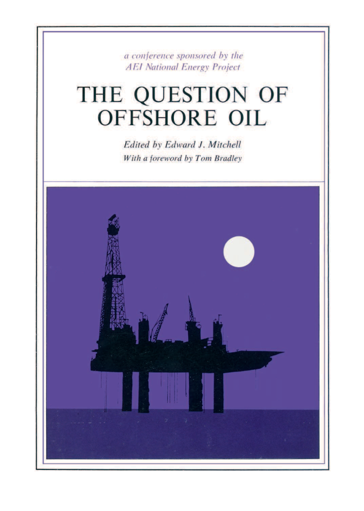 handle is hein.amenin/aeiaavh0001 and id is 1 raw text is: 




(1 ~ ,,fereiu~' SpOIlX rCU by the


THE QUESTION OF

   OFFSHORE OIL


Edited by Edward J. Mitchell
With a foreword by Tomr Bradley


