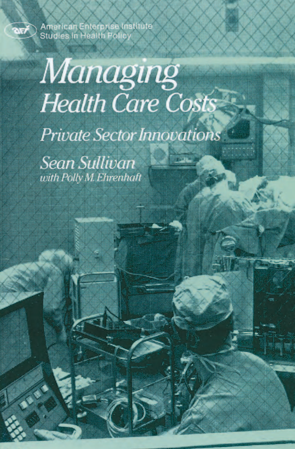 handle is hein.amenin/aeiabpq0001 and id is 1 raw text is: 





        Managing Health Care Costs
            Private Sector Innovations                               z
                     SEAN SULLIVAN
                WITH POLLY M. EHRENHAFT
                                                                     m
Although less publicized than debates about Medicare and
Medicaid, the changes being initiated by private employers           Z
and coalitions are at least as promising for slowing the rise
of health care costs. This volume examines some of these             M
private actions and considers their importance to cost con-          m
tainment and market reform in health care.                           o
    The first part offers four case studies-two of individ-
ual companies, Deere and Caterpillar, which have tried to            U)
gain some management control over their health care
costs, and two of coalitions that have focused their mem-
bers' attention on cost containment.
    The second part of the volume consists of a seminar in
which panels discuss new models of cost containment in
the private sector and the shifting of health care costs to
private payers. Employers, providers, insurers, and policy
analysts evaluate the efforts of the companies and coali-
tions described in the case studies. The issue of state regu-
lation of hospital rates is also addressed.
    Sean Sullivan is senior analyst at AEI's Center for
Health Policy Research and former assistant director of the
Council on Wage and Price Stability. He was coeditor of
Restructuring Medicaid (AEI, 1983) and a contributor to Mar-
ket Reforms in Health Care (AEI, 1983) and Meeting Human
Needs (AEI, 1982). Polly Ehrenhaft is a Washington-based
health policy analyst.




                              US $12.00


ISBN-13: 978-0-8447-3556-6
ISBN-10: 0-8447-3556-6


     1 51200
9 780844 73 5566 1111 _


