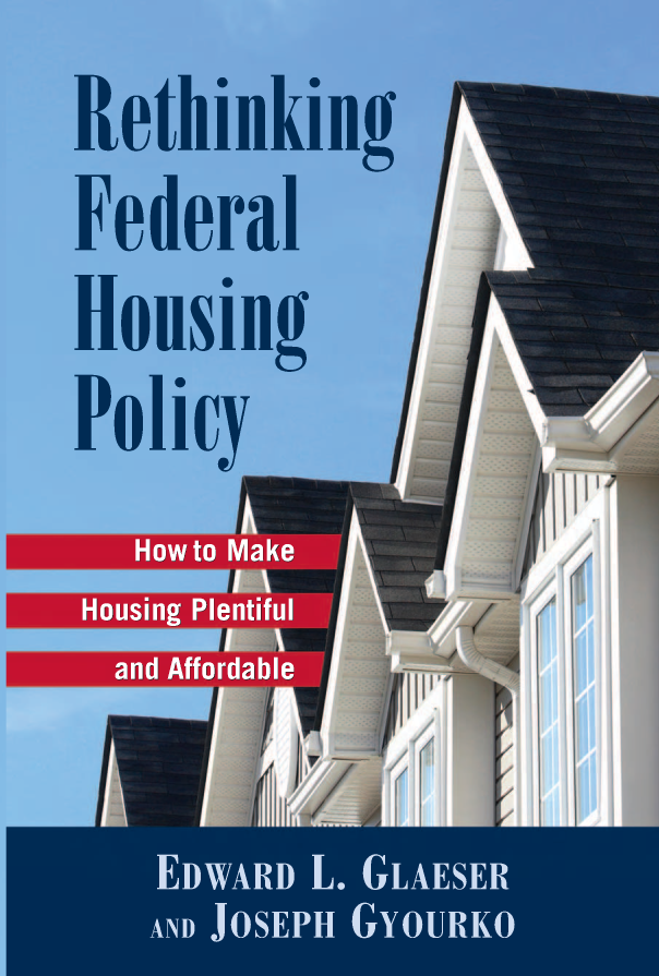 handle is hein.amenin/aeiabyy0001 and id is 1 raw text is: 









Rethinking Federal Housing Policy

Despite the recent drop in house prices, housing remains unaffordable for many ordinary
Americans, particularly along the coasts. In Rethinking Federal Housing Policy: How to Make
Housing Plentiful and Affordable, Edward L. Glaeser and Joseph Gyourko explain why
housing is so expensive in some areas and outline a plan for making it more affordable.
   Policymakers must recognize that conditions differ across housing markets, so poli-
cies need to reflect those differences. The poor and the middle class do not struggle with
the same affordability issues, so housing policy needs to address each problem differently.
The poor cannot afford housing simply because their incomes are low, the solution is
direct income transfers to the poor, rather than interference with the housing market.
   In contrast, housing is unaffordable for the middle class because of local zoning
restrictions on new home construction that limit the supply of suitable housing. The fed-
eral government can sensibly address this issue by providing incentives for local govern-
ments in these markets to allow more construction.
   Ironically, current subsidies for construction of low-income housing only tie impover-
ished Americans to areas where they have limited job prospects. These supply subsidies
also crowd out private-sector construction and benefit politically connected developers.
Mortgage interest deductions, which are intended to make housing more affordable for
the middle class, simply allow families who can already afford a house to purchase a
bigger one. In restricted, affluent markets, these deductions increase the amount families
can pay for a house, driving up prices even higher.
   Glaeser and Gyourko propose a comprehensive overhaul of federal housing policy
that takes into account local regulations and economic conditions. Reform of the home
mortgage interest deduction would provide incentives to local governments to allow
the market to provide more housing, preventing unnecessary price inflation. Federal sub-
sidies for the production of low-income housing should be eliminated and the funds
reallocated to increase the scope of federal housing voucher programs which allow poor
households to relocate to areas of greater economic promise.
   A radical rethinking of policy is needed to allow housing markets to operate freely-
and to make housing affordable and plentiful for the middle class and the poor.
Edward L. Glaeser is the Fred and Eleanor Glimp Professor of Economics at Harvard
University.
Joseph Gyourko is the Martin Bucksbaum Professor of Real Estate and Finance at the
Wharton School of the University of Pennsylvania.


     Ameriaan Enterprise Institute
     'Or Public Policy Research
     1150 Seventeenth Street, N.W.
     Washington, D.C. 20036
Cover image: Peter Finnie/iStockphoto


CURRENT EVENTS/
PUBLIC POLICY      $20.00
  ISBN 13 978 0 8447 4273 1
  ISBN 10 0 8447 4273 2
                5   200 0


m
C/)
m











CD







tQ

mn
CD

CD



CD






   MU



 CD






 Wi


Rethinking





Federal





Housing


Policy


            40i[~


i-i [~9


B


   I


/r ,1- I  fl   d'i r



