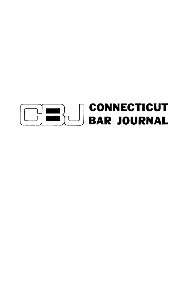 handle is hein.barjournals/conebaj0001 and id is 1 raw text is: CONNECTICUT
BAR JOURNAL



