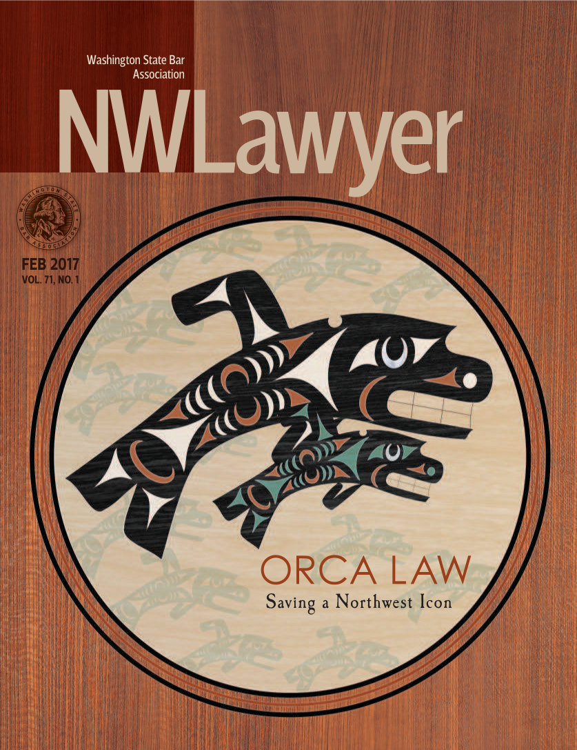 handle is hein.barjournals/wasbn0071 and id is 1 raw text is: 
















ORCA LAW
Saving a Northwest Icon


