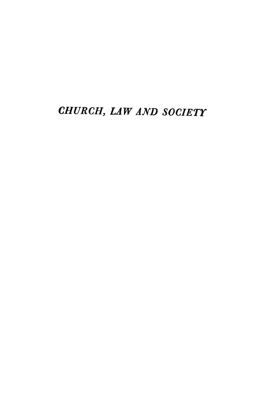 handle is hein.beal/chlsoc0001 and id is 1 raw text is: CHURCH, LAW AND SOCIETY


