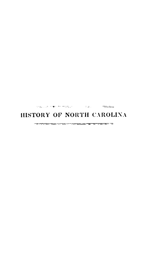 handle is hein.beal/hyfnornae0001 and id is 1 raw text is: HISTORY OF NORTH CAROLINA



