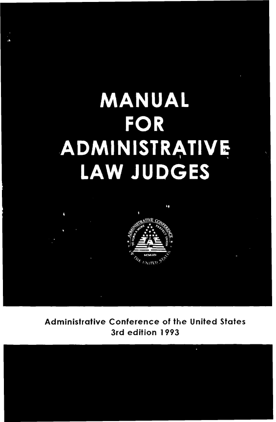 handle is hein.beal/manalj0001 and id is 1 raw text is: 

































Administrative Conference  of the United States
               3rd edition 1993


