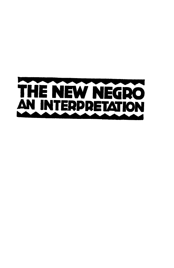 handle is hein.beal/newnegin0001 and id is 1 raw text is: THE NEW NEGRO
AN INTERPRETATION


