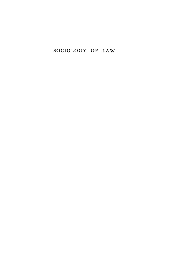 handle is hein.beal/socigeo0001 and id is 1 raw text is: SOCIOLOGY OF LAW


