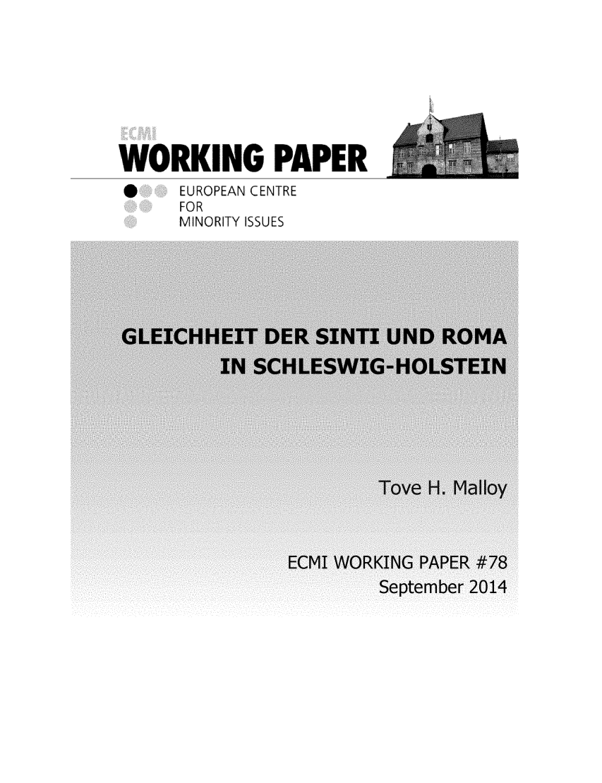 handle is hein.ecmi/ecmiwp0078 and id is 1 raw text is: WORKING PAPER
*     EUROPEAN CENTRE
FOR
MINORITY ISSUES


