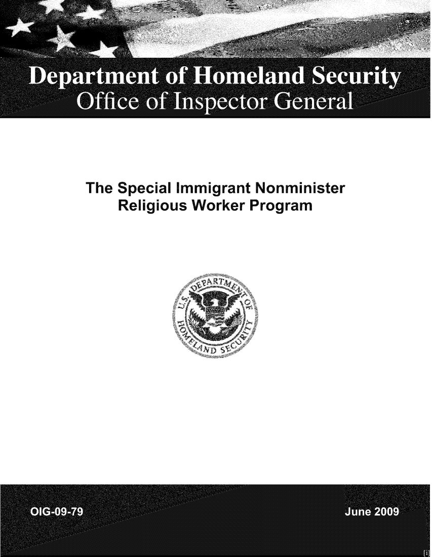 handle is hein.immigration/spimmsterr0001 and id is 1 raw text is: The Special Immigrant Nonminister
Religious Worker Program


