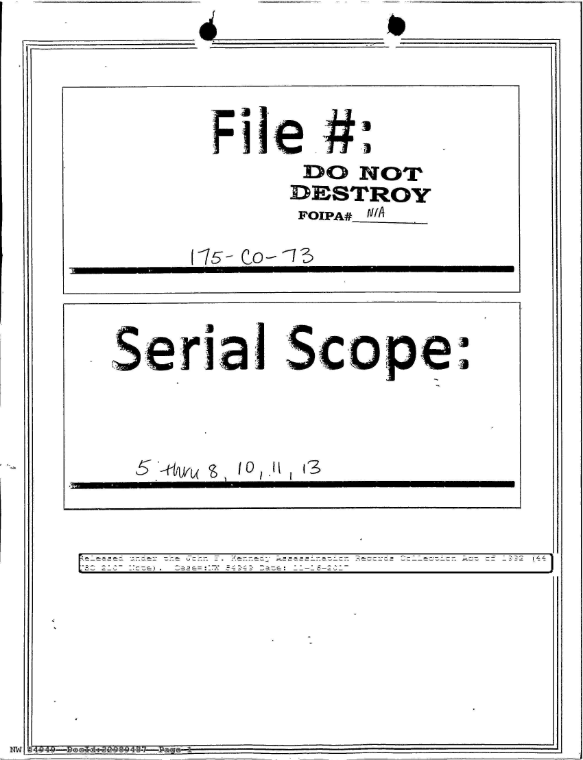 handle is hein.jfk/jfkarch34520 and id is 1 raw text is: 







            DESTROY
            FPOIIPA#_fuA

     1-,5- Co-7




Se~rialSoe


NW                                      Ji


to I *I  i 1 3-


-:n  u-Z- -- -. ----- - - - -- -- - - - -I-


5 *-t lk(x ?


