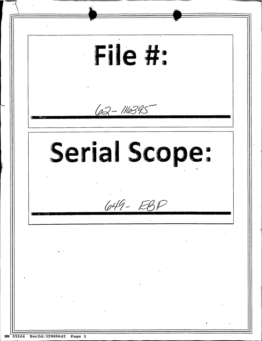 handle is hein.jfk/jfkarch34923 and id is 1 raw text is: 


FiIe#:


6?


NW 55164 Doold:32989642 Page 1


Serial Scope:


60-


,C67 F


