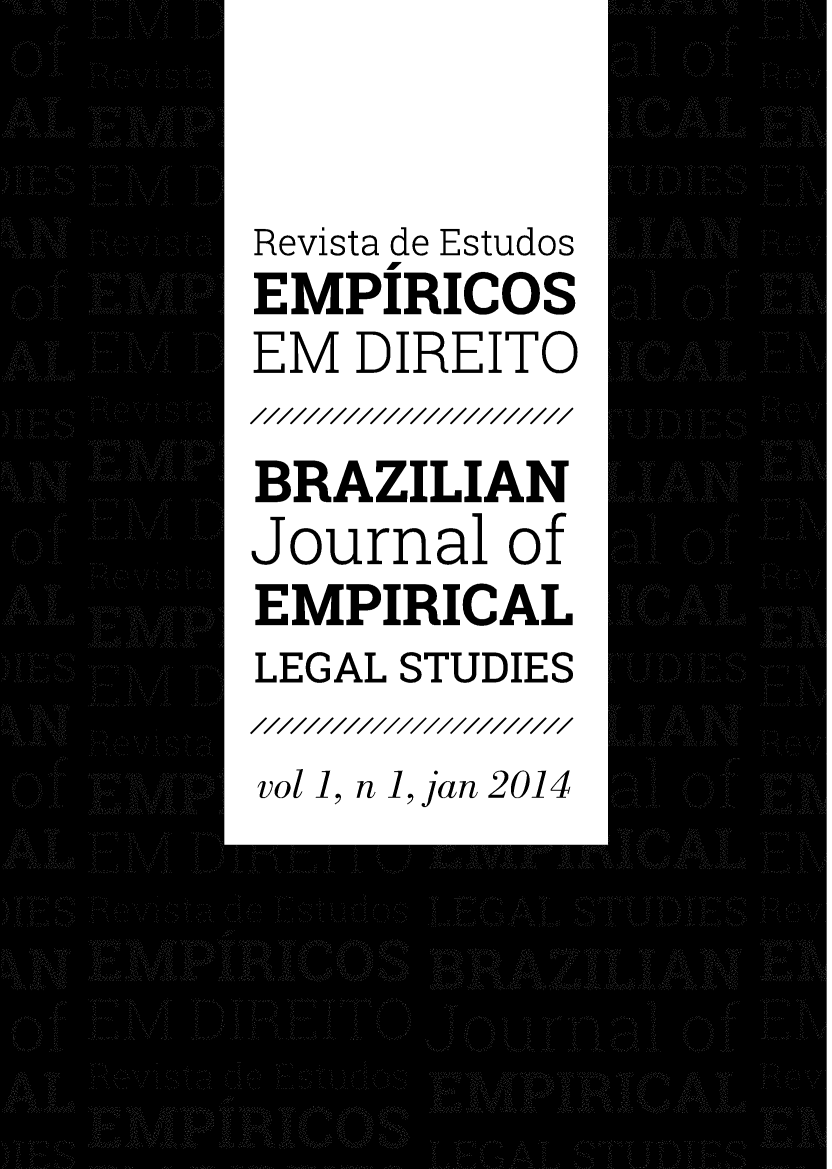 handle is hein.journals/brzjemls1 and id is 1 raw text is: 


Revista de Estudos
EMPIRICOS
EM  DIREITO

BRAZILIAN
Journal  of
EMPIRICAL
LEGAL STUDIES

Vol 1, n , jan 2014


